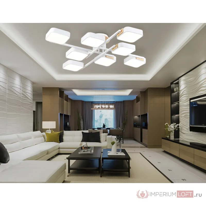 Люстра светодиодная на штанге Ambrella COMFORT FL4888 от ImperiumLoft