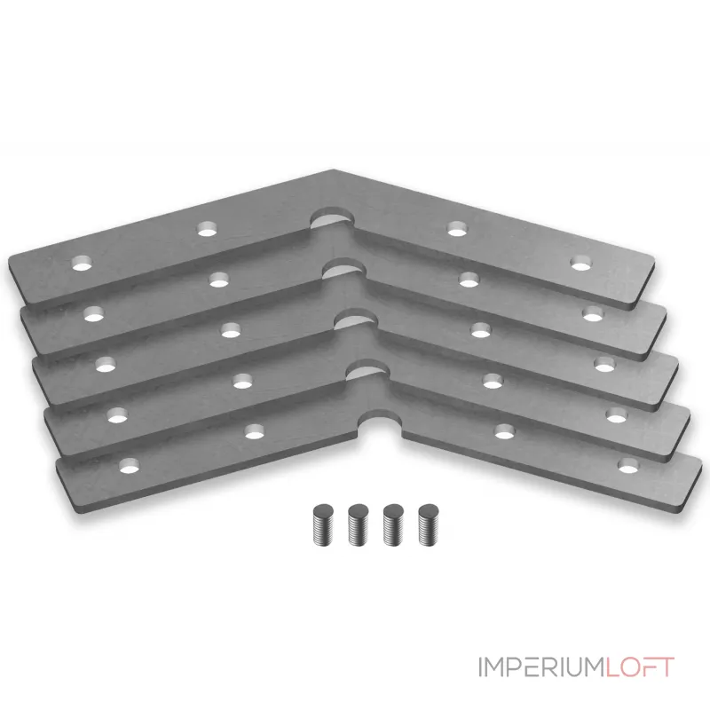 Соединитель угловой для алюминиевого профиля "Profile System" 135° Ambrella ILLUMINATION GP8054