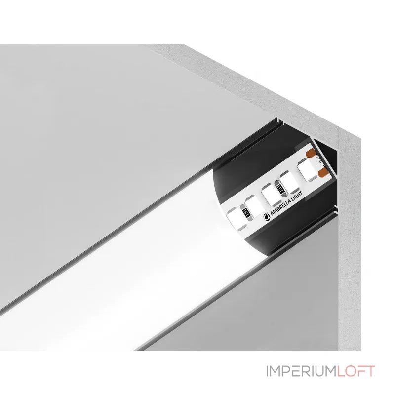 Алюминиевый профиль угловой круглый Ambrella ILLUMINATION GP2100BK Алюминиевый профиль угловой круглый Ambrella ILLUMINATION GP2100BK