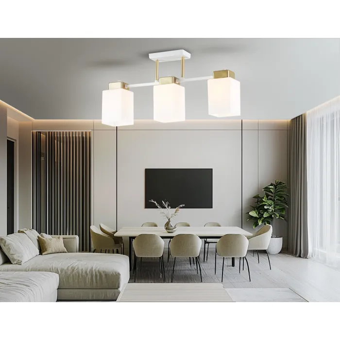 Люстра на штанге со стеклянными плафонами Ambrella TRADITIONAL TR303045 от ImperiumLoft