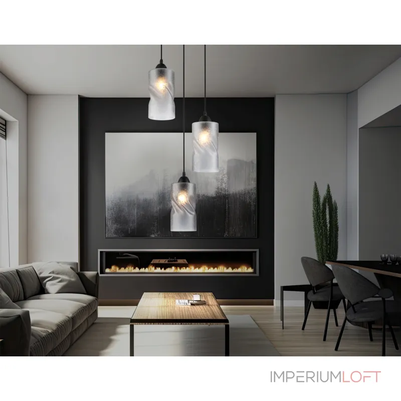 Светильник подвесной со стеклянными плафонами Ambrella TRADITIONAL TR3414