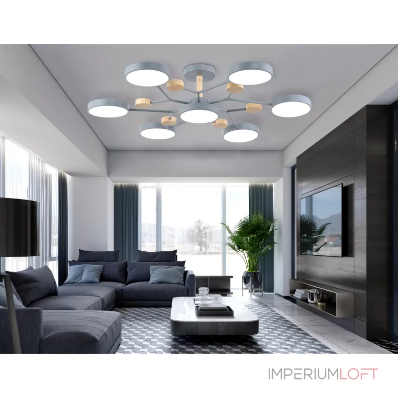 Люстра светодиодная на штанге Ambrella COMFORT FL4865 Люстра светодиодная на штанге Ambrella COMFORT FL4865