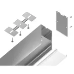 Алюминиевый профиль накладной/подвесной "Profile System" Ambrella ILLUMINATION GP3000AL
