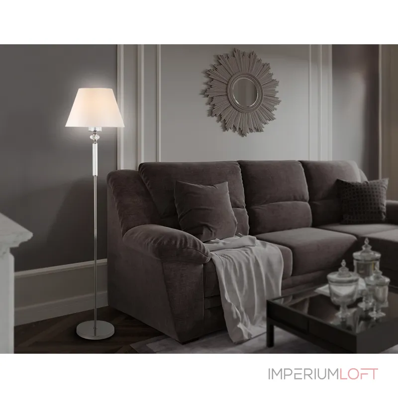 Напольный светильник с абажуром и хрусталем Ambrella HIGH LIGHT LH71008 от ImperiumLoft Напольный светильник с абажуром и хрусталем Ambrella HIGH LIGHT LH71008 от ImperiumLoft
