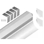 Алюминиевый профиль угловой круглый Ambrella ILLUMINATION GP2100WH