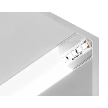 Алюминиевый профиль угловой круглый Ambrella ILLUMINATION GP2100WH