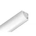 Алюминиевый профиль угловой круглый Ambrella ILLUMINATION GP2100WH