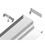 Алюминиевый профиль накладной Ambrella ILLUMINATION GP1700WH
