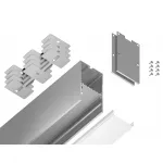 Алюминиевый профиль накладной/подвесной "Profile System" Ambrella ILLUMINATION GP3000AL