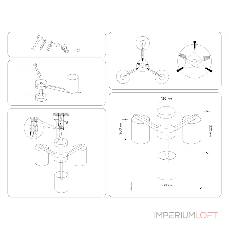 Подвесная люстра Ambrella TRADITIONAL TR83112 от ImperiumLoft Подвесная люстра Ambrella TRADITIONAL TR83112 от ImperiumLoft