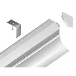 Алюминиевый профиль угловой круглый Ambrella ILLUMINATION GP2100WH