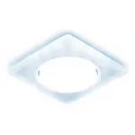 Встраиваемый точечный светильник GX53 с LED подсветкой Ambrella STANDARD SPOT G215 WH/CH/CLD