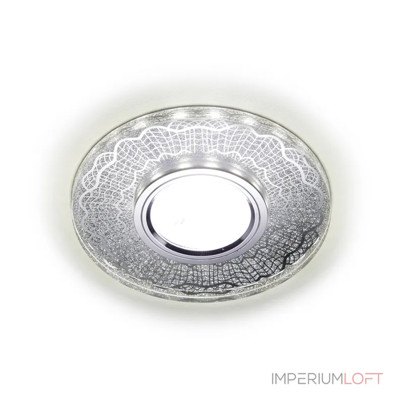 Встраиваемый точечный светильник MR16 со светодиодной подсветкой Ambrella STANDARD SPOT S175 CL/CH