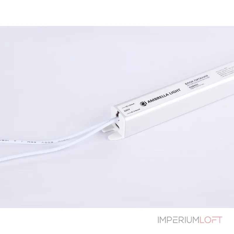 Блок питания ультратонкий для светодиодной ленты Ambrella ILLUMINATION GS8601 Блок питания ультратонкий для светодиодной ленты Ambrella ILLUMINATION GS8601