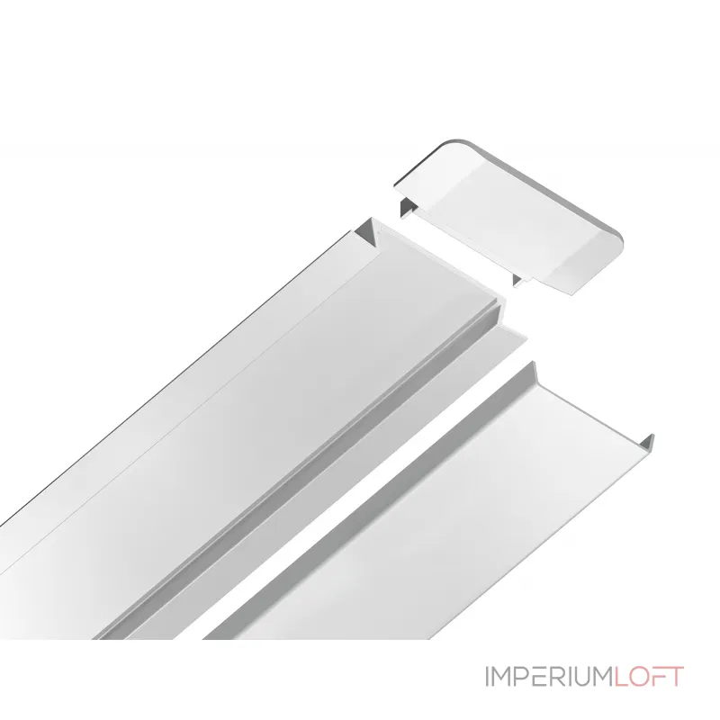 Алюминиевый профиль встраиваемый Ambrella ILLUMINATION GP1100WH Алюминиевый профиль встраиваемый Ambrella ILLUMINATION GP1100WH