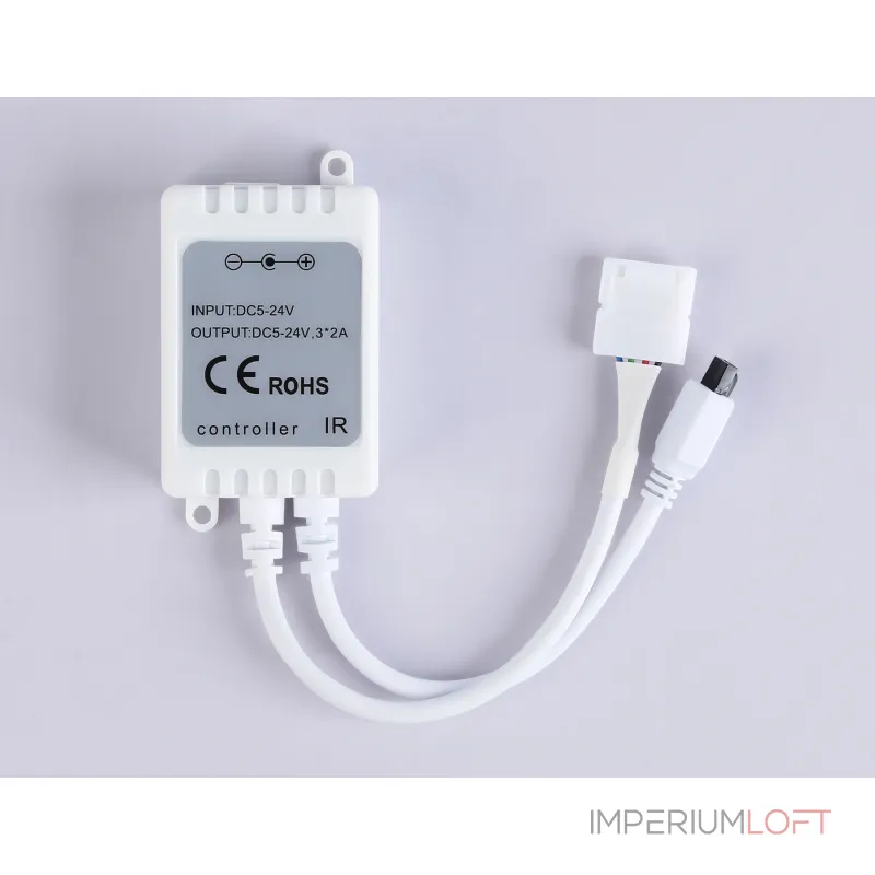 Контроллер для светодиодных лент RGB с инфракрасным пультом Ambrella ILLUMINATION GS11201 Контроллер для светодиодных лент RGB с инфракрасным пультом Ambrella ILLUMINATION GS11201