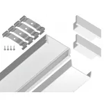 Алюминиевый профиль накладной Ambrella ILLUMINATION GP1700WH