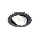Встраиваемый точечный светильник MR16 с поворотным механизмом Ambrella STANDARD SPOT A502 BK
