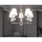 Подвесная люстра с абажурами и хрусталем Ambrella HIGH LIGHT LH71001