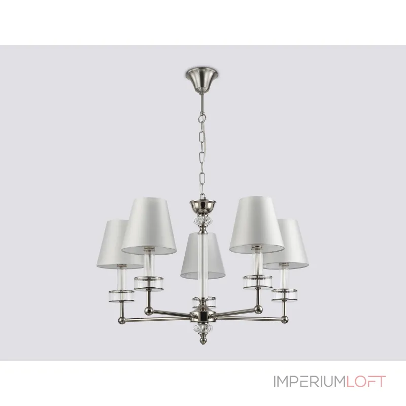 Подвесная люстра с абажурами и хрусталем Ambrella HIGH LIGHT LH71001