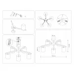 Подвесная люстра Ambrella TRADITIONAL TR83113 от ImperiumLoft
