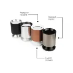 Рамка на 1 светильник Ambrella N610 N6101 SWH белый песок D60*H18mm Out2mm MR16 Цвет арматуры белый