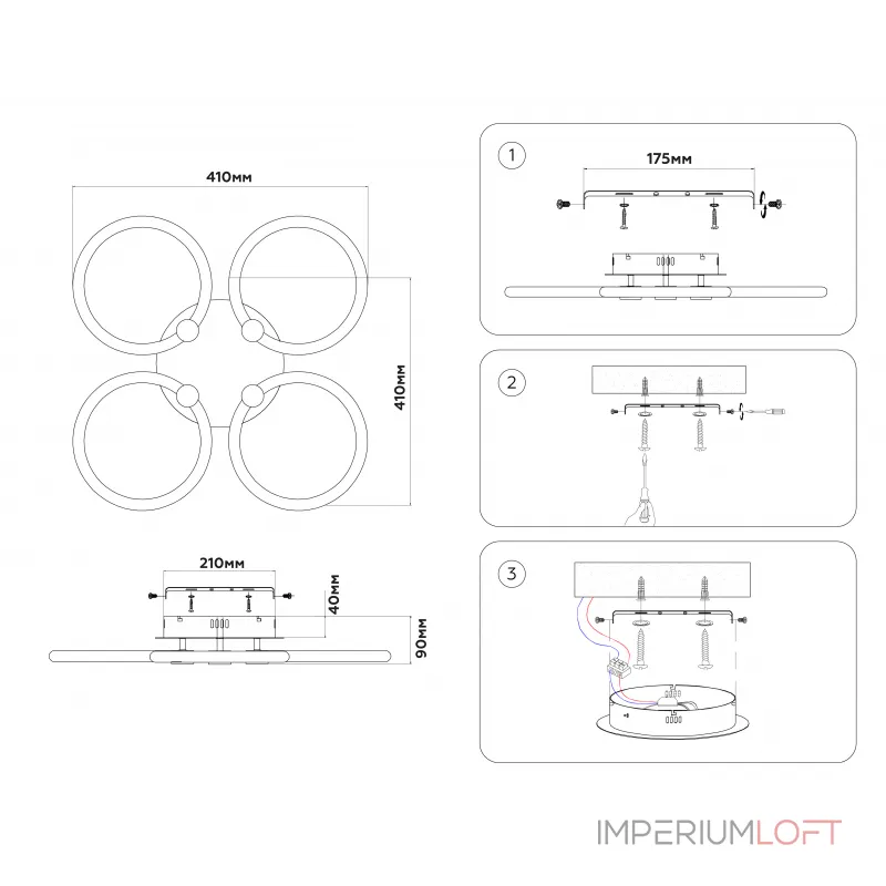 Потолочный светодиодный светильник с пультом Ambrella ACRYLICA FA3808 от ImperiumLoft Потолочный светодиодный светильник с пультом Ambrella ACRYLICA FA3808 от ImperiumLoft