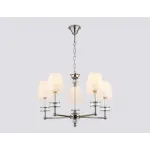 Подвесная люстра с абажурами и хрусталем Ambrella HIGH LIGHT LH71001
