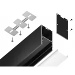 Алюминиевый профиль накладной/подвесной "Profile System" Ambrella ILLUMINATION GP3000BK