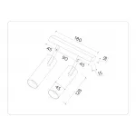 Светильник светодиодный трековый для шинопровода Magnetic Ambrella TRACK SYSTEM GL3902