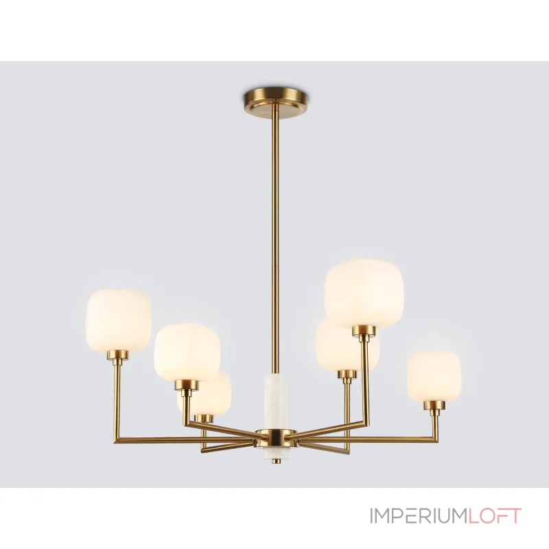 Люстра на штанге с мрамором Ambrella HIGH LIGHT LH53015 Люстра на штанге с мрамором Ambrella HIGH LIGHT LH53015