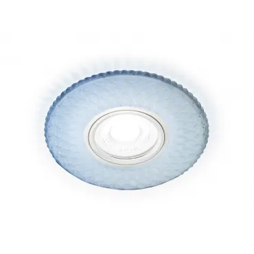 Встраиваемый точечный светильник MR16 с LED подсветкой Ambrella STANDARD SPOT S333 FR/CLD
