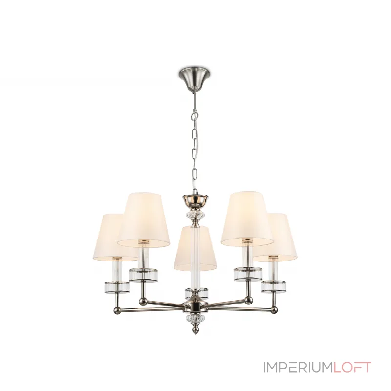 Подвесная люстра с абажурами и хрусталем Ambrella HIGH LIGHT LH71001