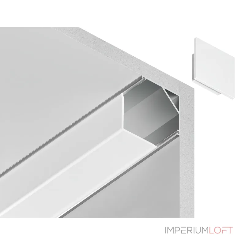 Алюминиевый профиль угловой квадратный Ambrella ILLUMINATION GP2150AL