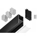 Алюминиевый профиль накладной/подвесной "Profile System" Ambrella ILLUMINATION GP3000BK