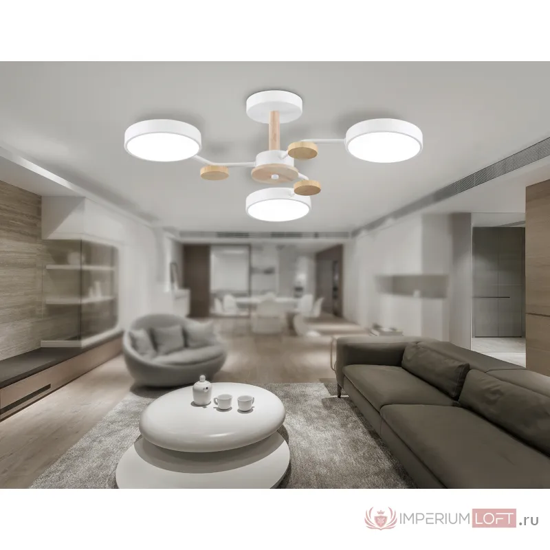 Люстра светодиодная на штанге Ambrella COMFORT FL4855 от ImperiumLoft