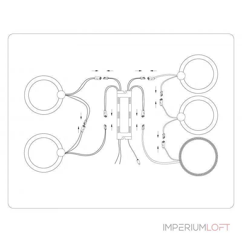Потолочный светодиодный светильник с пультом Ambrella ACRYLICA FA3808 от ImperiumLoft Потолочный светодиодный светильник с пультом Ambrella ACRYLICA FA3808 от ImperiumLoft