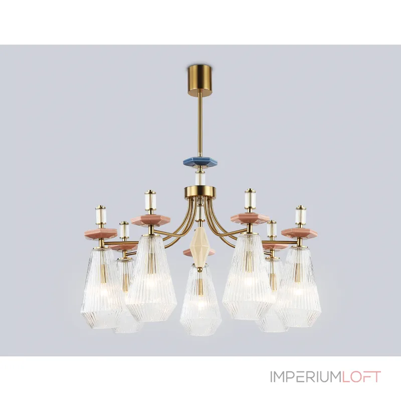 Люстра на штанге Ambrella HIGH LIGHT Ceramo Modern LH53184 Люстра на штанге Ambrella HIGH LIGHT Ceramo Modern LH53184