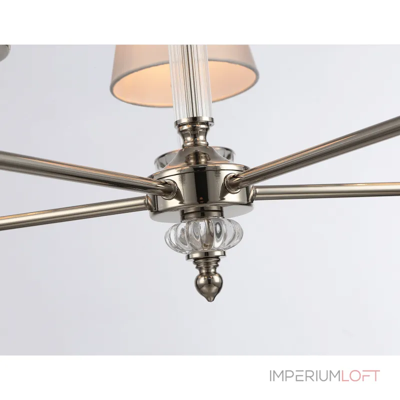 Подвесная люстра с абажурами и хрусталем Ambrella HIGH LIGHT LH71001