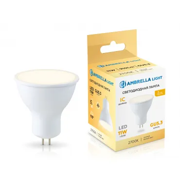 Светодиодная лампа MR16 11W 2700K Ambrella BULBING 161103