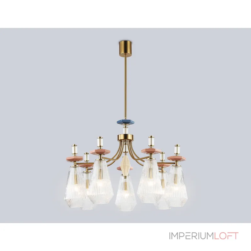 Люстра на штанге Ambrella HIGH LIGHT Ceramo Modern LH53184 Люстра на штанге Ambrella HIGH LIGHT Ceramo Modern LH53184