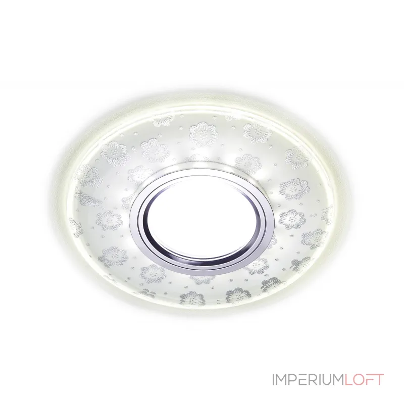 Встраиваемый точечный светильник MR16 со светодиодной подсветкой Ambrella STANDARD SPOT S170 CL/CH