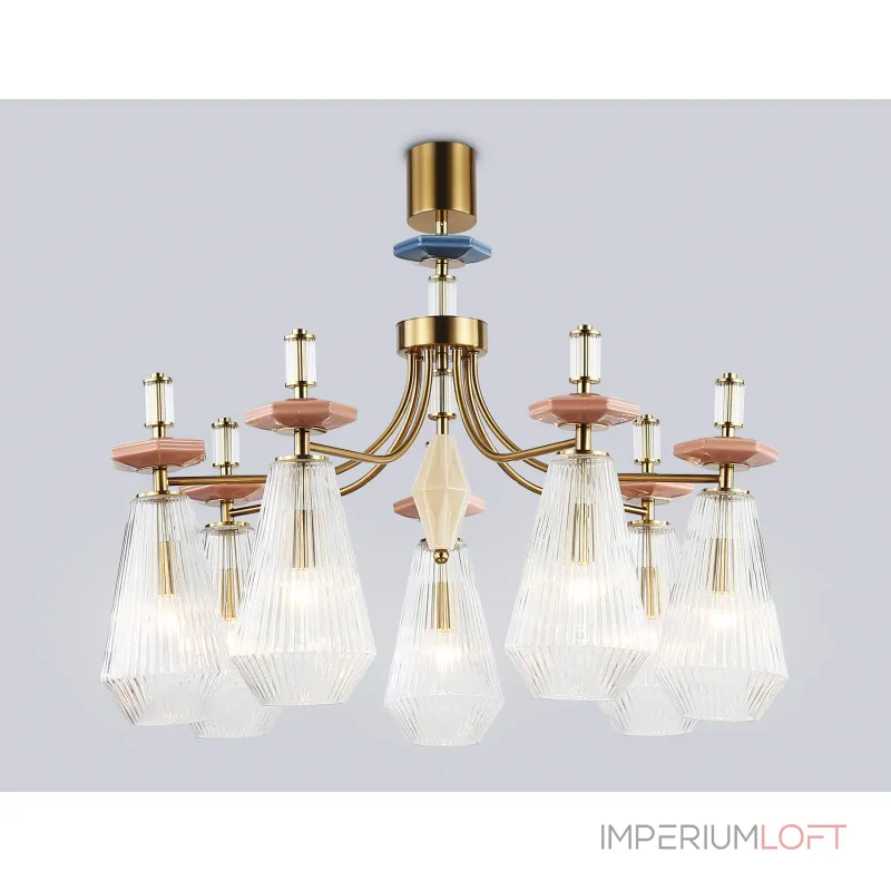 Люстра на штанге Ambrella HIGH LIGHT Ceramo Modern LH53184 Люстра на штанге Ambrella HIGH LIGHT Ceramo Modern LH53184