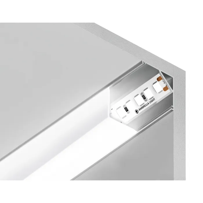 Алюминиевый профиль угловой квадратный Ambrella ILLUMINATION GP2150AL от ImperiumLoft