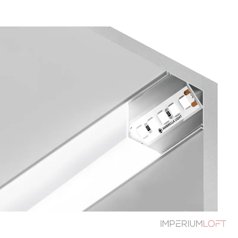Алюминиевый профиль угловой квадратный Ambrella ILLUMINATION GP2150AL
