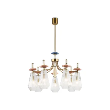 Люстра на штанге Ambrella HIGH LIGHT Ceramo Modern LH53184 Люстра на штанге Ambrella HIGH LIGHT Ceramo Modern LH53184