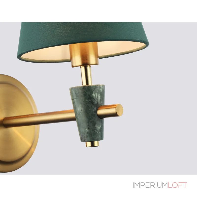 Настенный светильник с абажуром и мрамором Ambrella HIGH LIGHT LH75055 Настенный светильник с абажуром и мрамором Ambrella HIGH LIGHT LH75055