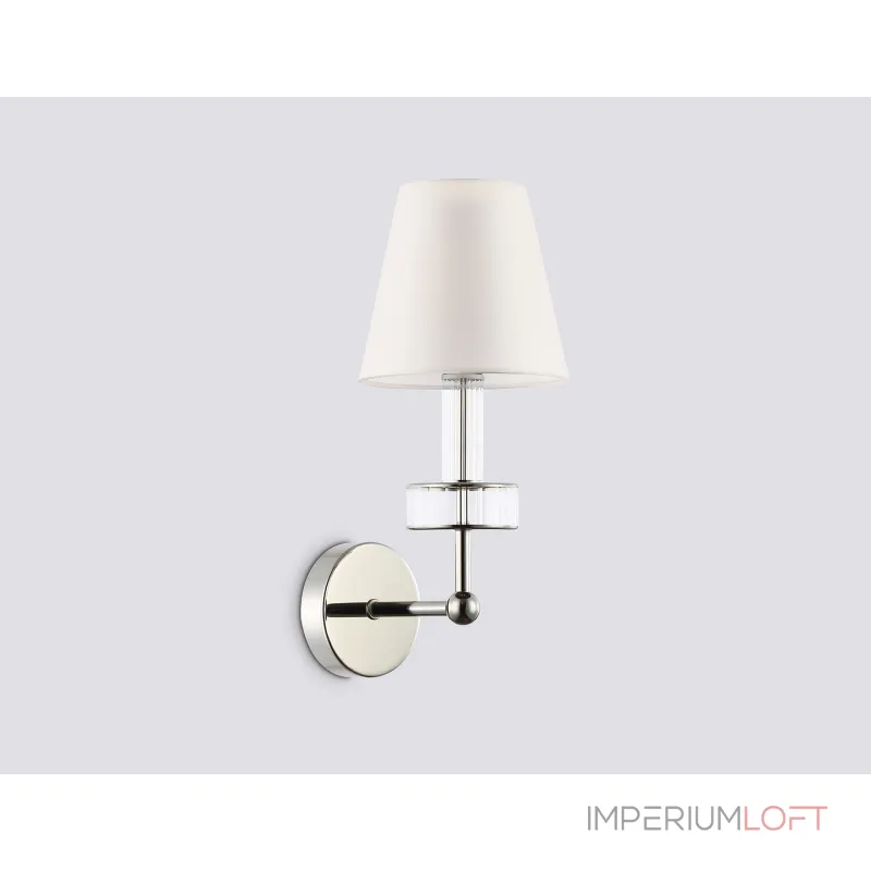 Настенный светильник с абажуром и хрусталем Ambrella HIGH LIGHT LH71005 Настенный светильник с абажуром и хрусталем Ambrella HIGH LIGHT LH71005