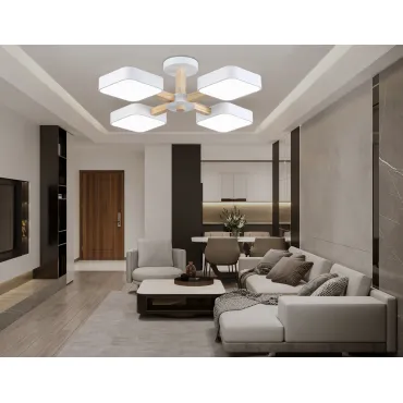 Люстра светодиодная на штанге Ambrella COMFORT FL4879 от ImperiumLoft