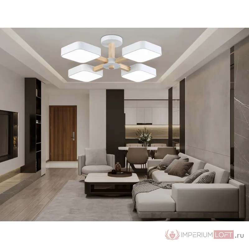 Люстра светодиодная на штанге Ambrella COMFORT FL4879 от ImperiumLoft